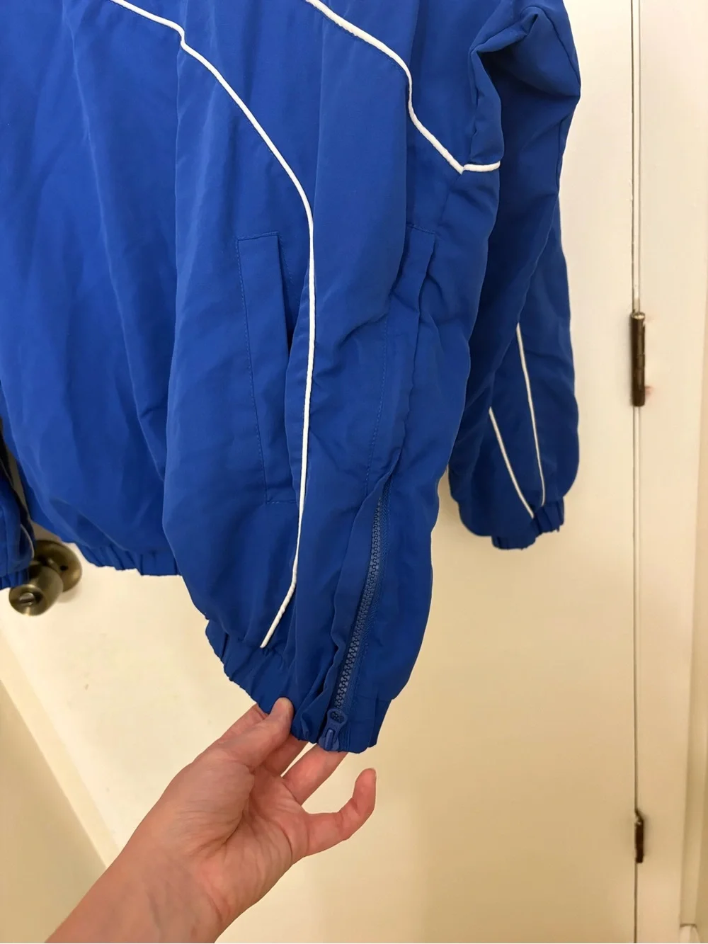 VTG Kentucky Wildcats Windbreaker Pullover XL 58 Sports Blue V-Neck Jacket NCAA